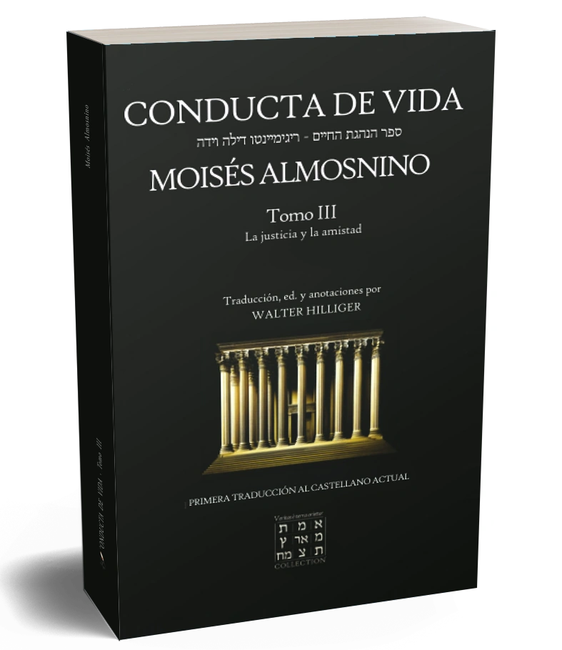 Portada: Conducta de Vida – Tomo 3, de Moisés Almosnino